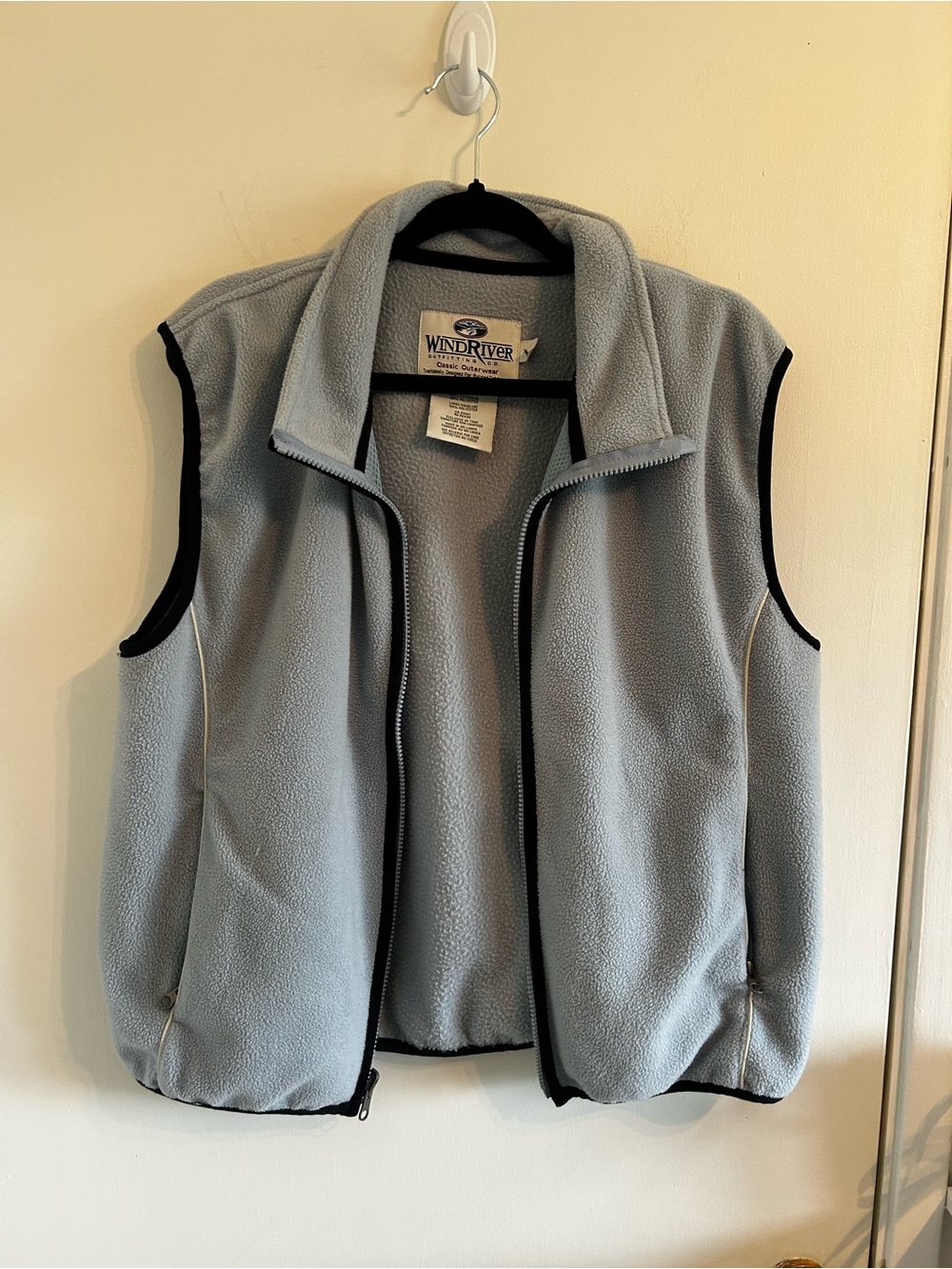 Vintage WindRiver Blue Sherpa Fleece Vest | XL | Outdoor Gorpcore